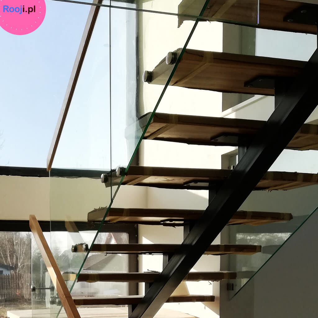 Balustrady szklane na schody